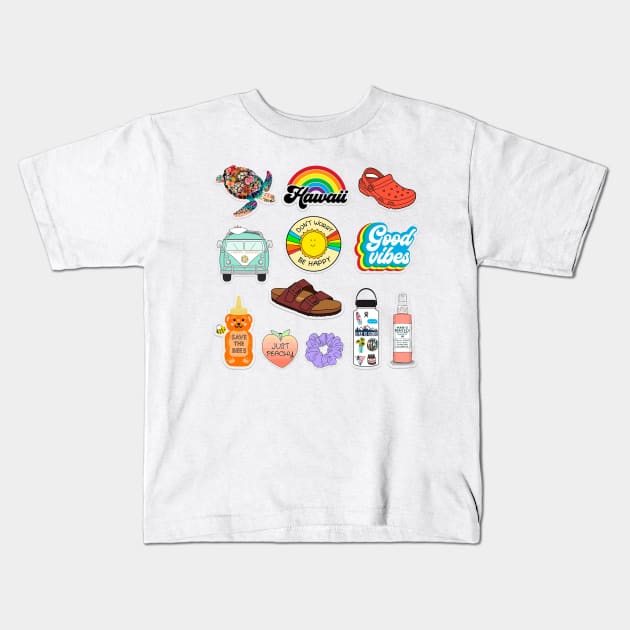 VSCO girl Kids T-Shirt by uchix